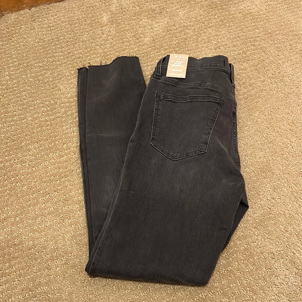 Madewell 9” high rise skinny jeans